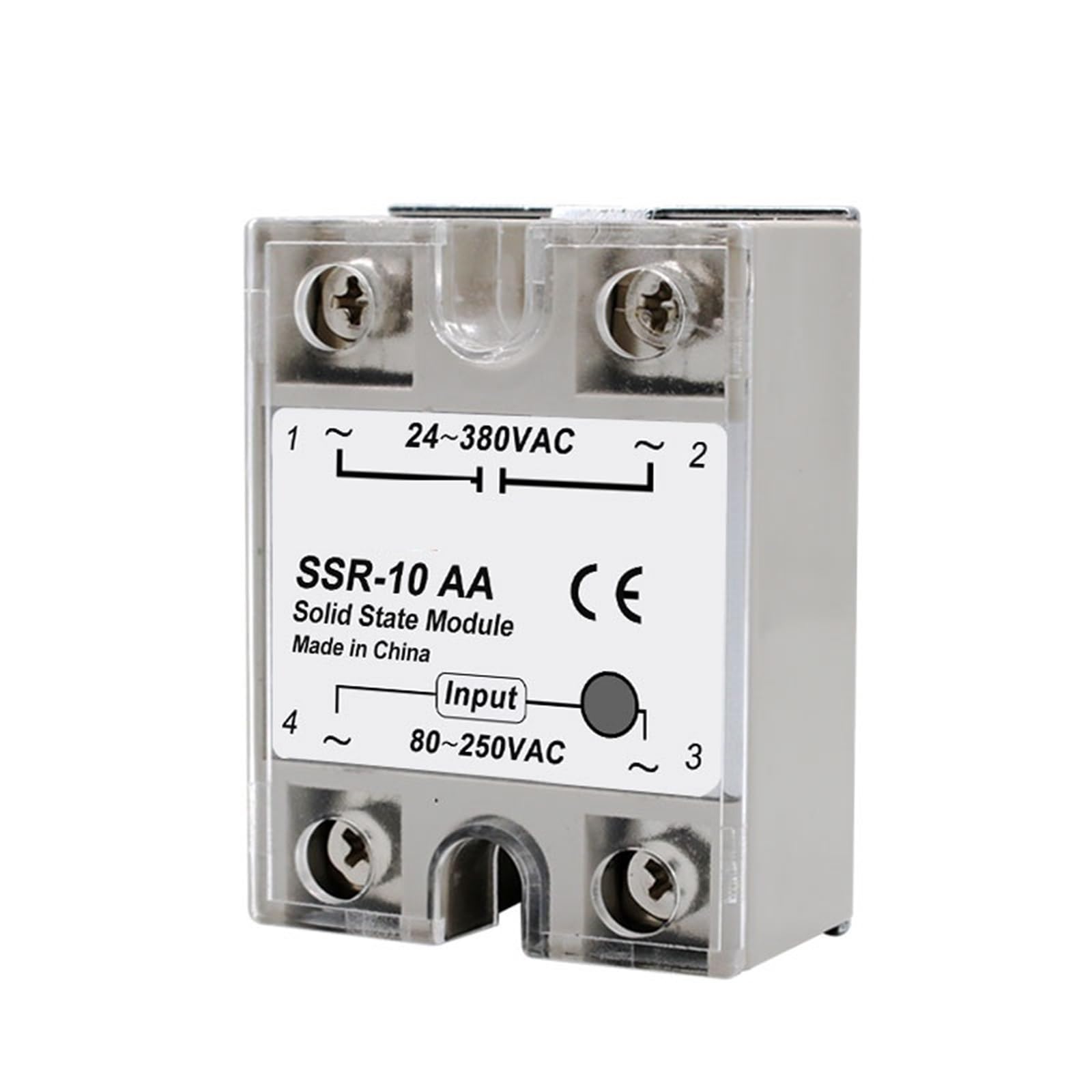 Relais statique SSR 80A DC-AC pour automatisation de chauffage domestique