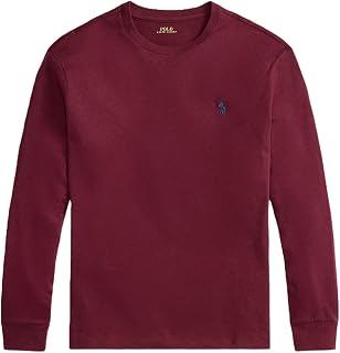 POLO RALPH LAUREN 남성용 클래식 핏 소프트 터치 긴소매 티셔츠