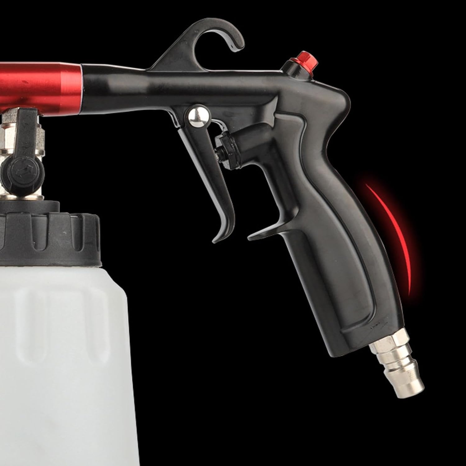 pistro Professional Car Interior Cleaning Tool High Pressure Foam Sprayer Aluminum Alloy Car Detailing Equipment for Floor Window Cleaning