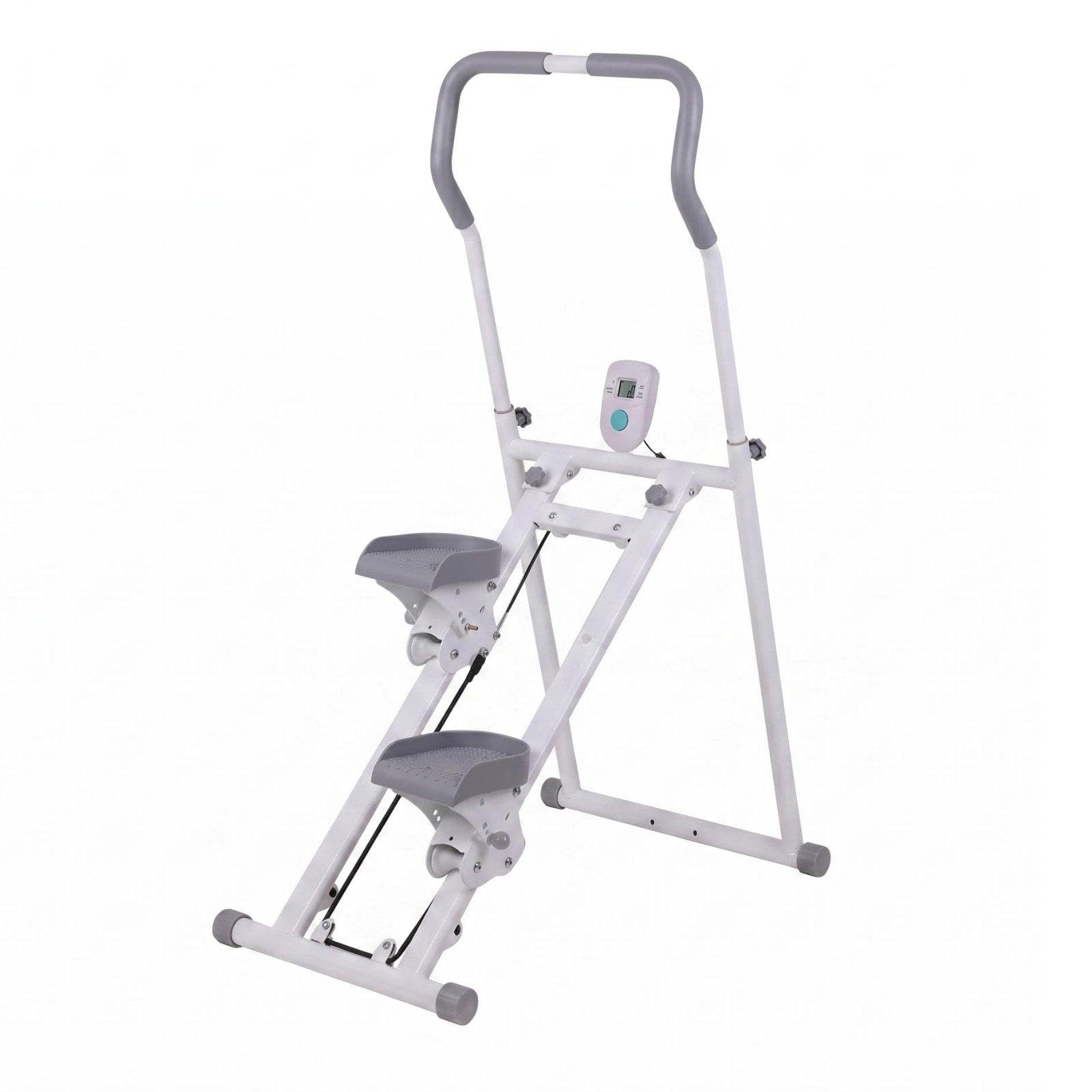 Foldable Climbing Machine Adjustable Height Foldable Stair Stepper Sturdy Steel Frame Indoor Climbing Machine-picture-23
