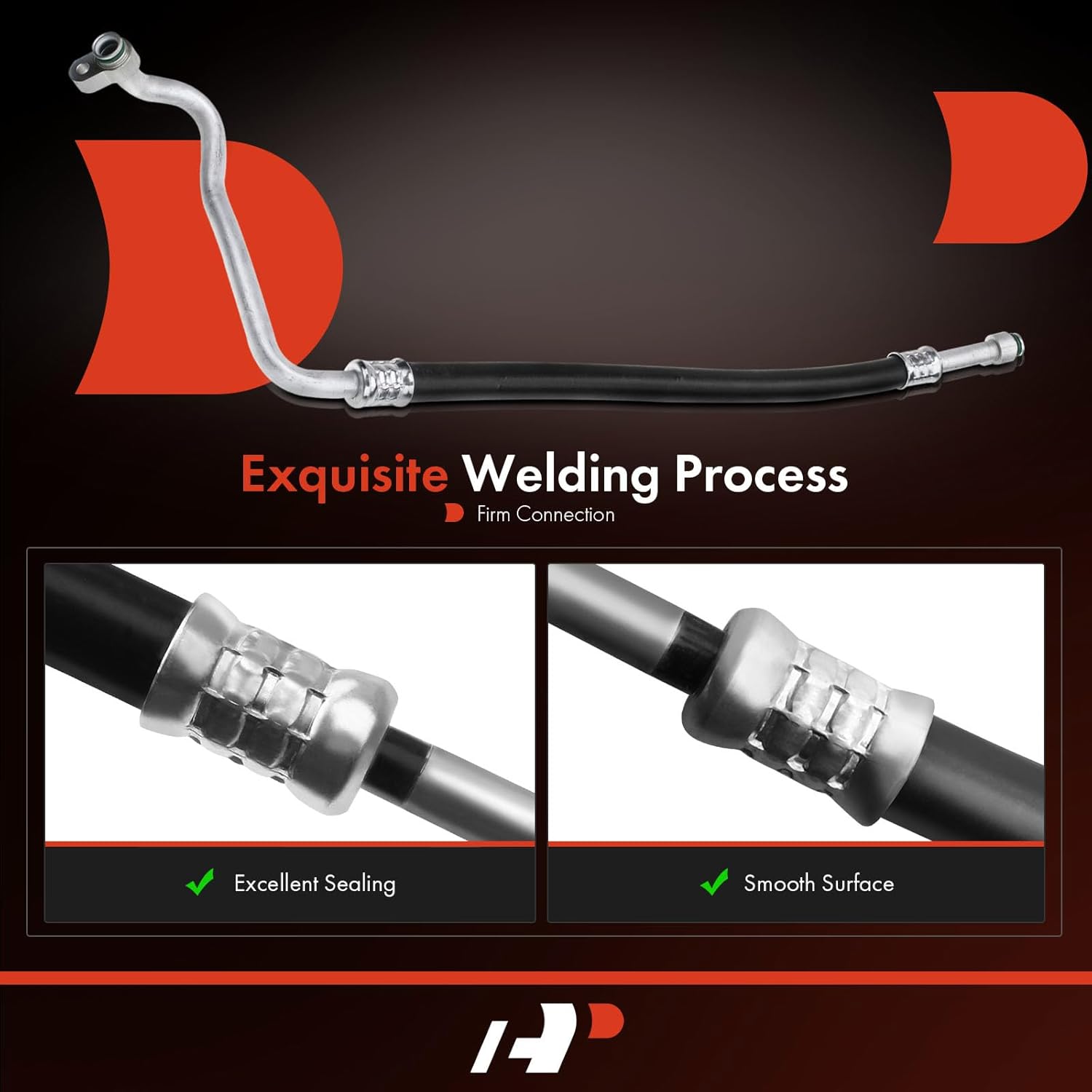 A-Premium A/C Suction Hose Assembly Compatible with Honda Odyssey, 2008 2009 2010, 3.5L, Petrol, Compressor to Evap
