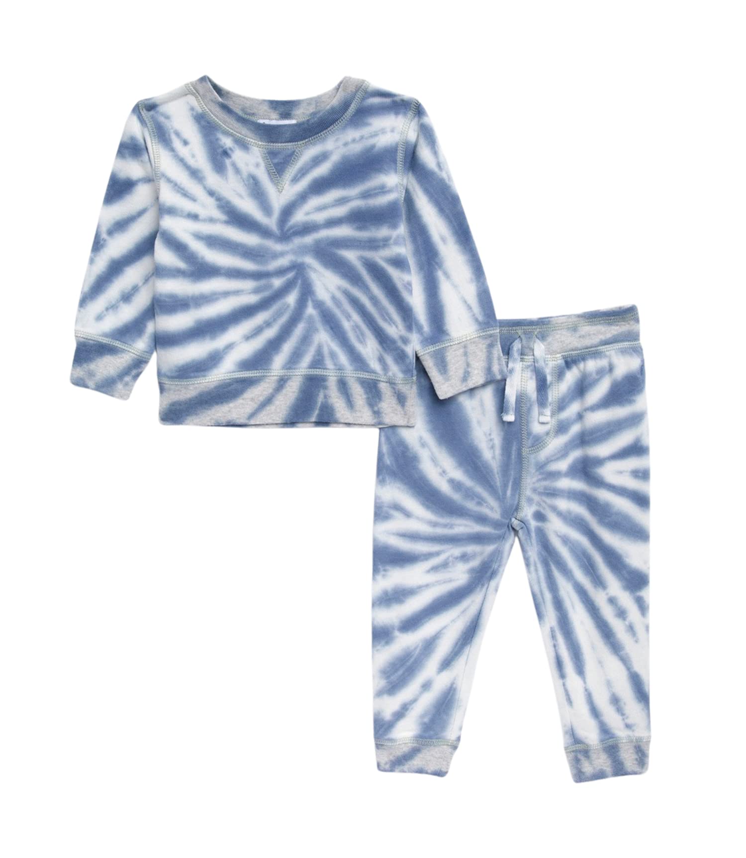 Splendidbaby-boys Circular Tie Dye Sweatshirt Set