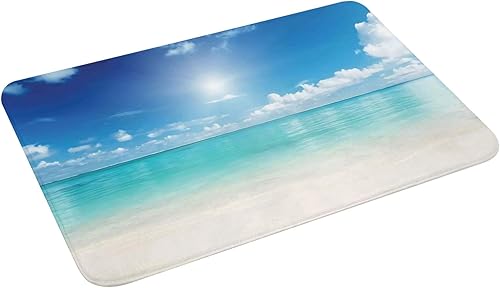 Miniatura 4 de niBBuns Synthwave - Tapete de franela para interiores y exteriores, estilo de los años 80, diseño de árboles a rayas de sol, tapete antideslizante