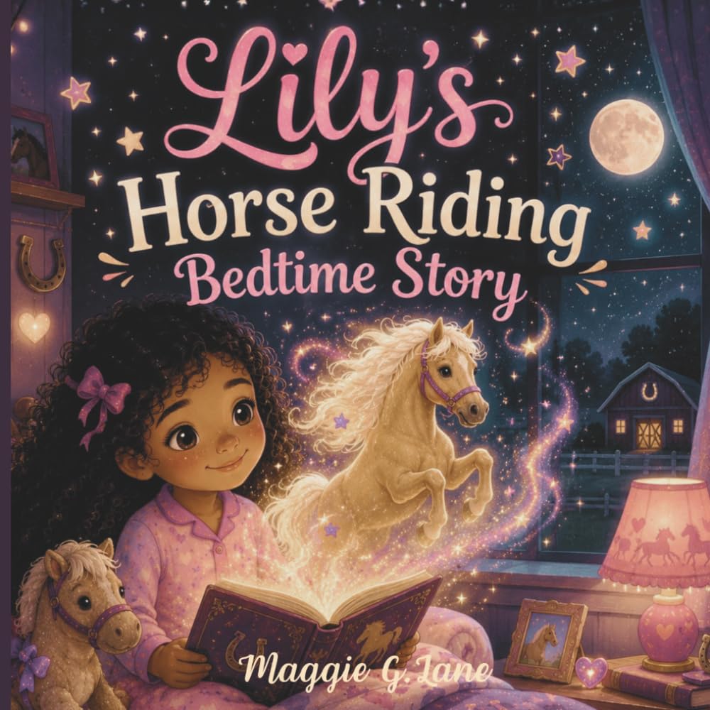 Lily’s Horse Riding Bedtime Story: A Heartwarming Children’s Book About Courage, Kindness, Loving Animals, and Learning to Try Again for kids Ages 3-8