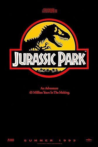 Miniatura 1 de Jurassic Park - Póster reimpresión #2  Arte de pared retro de los 90 de ciencia ficción de dinosaurios, película clásica para decoración del hogar