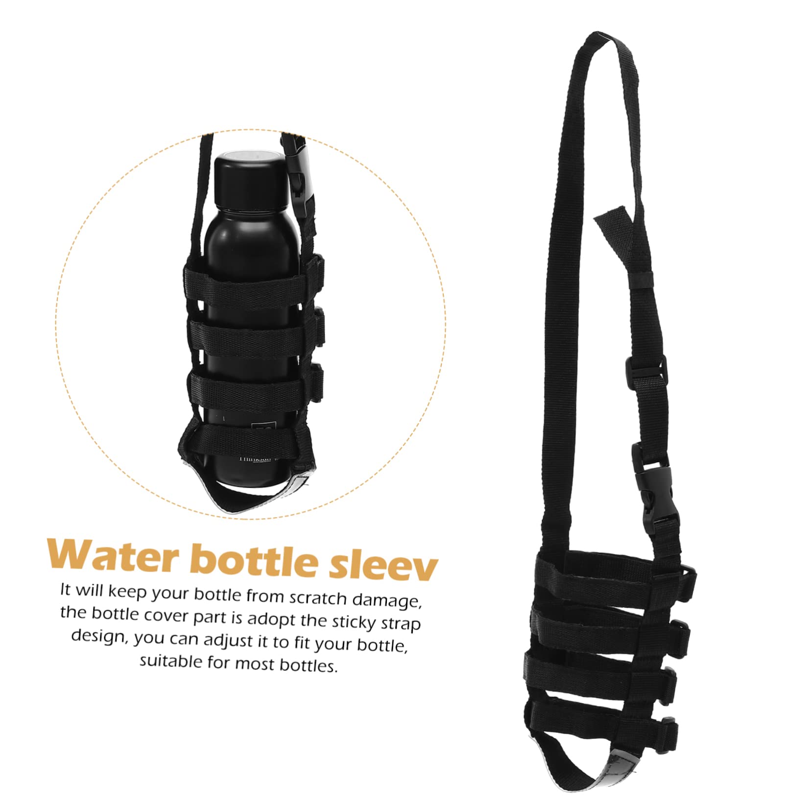 Sosoport 4stücke Wasserflaschen-trageband Mit Verstellbarem Schultergurt Für Outdoor-aktivitäten Wandern Radfahren Und Camping Kompatibel Mit Verschiedenen Flaschentypen