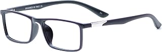 Peter Jones Rectangle Blue Light Blocking Reading Glasses for Men and Women | Computer Readers UV Protection lenses (AG133) Price In India