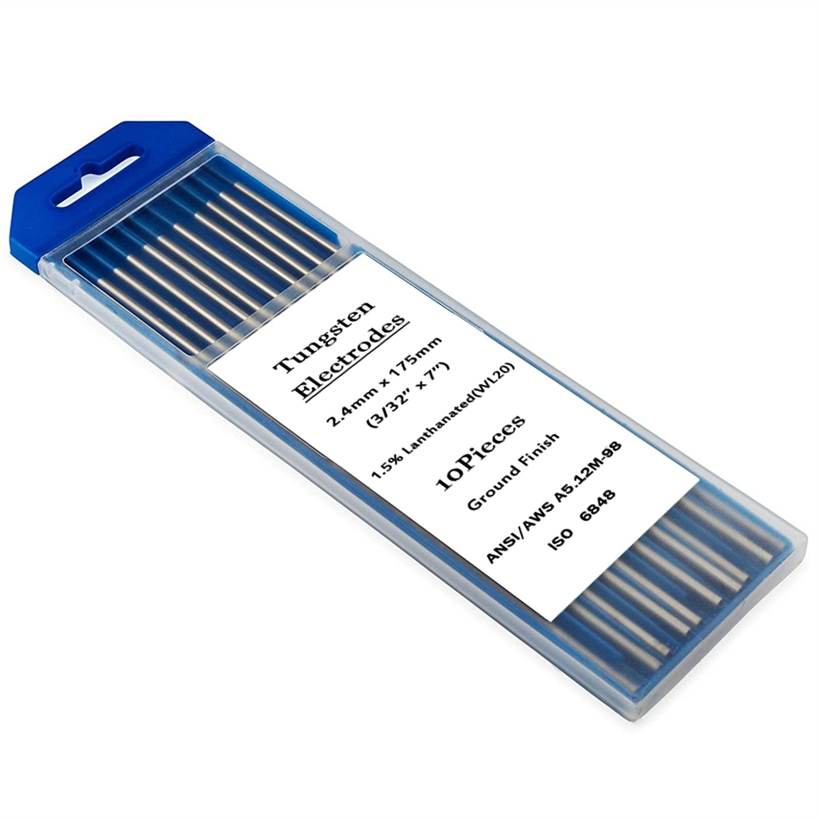 Varillas de soldadura Varillas for soldadura fuerte Electrodo de soldadura - WL20 2% Electrodos de tungsteno lantano Varillas de soldadura TIG 1.0/1.6/2.0/2.4/3.0/3.2 Electrodos de soldadura de baja t