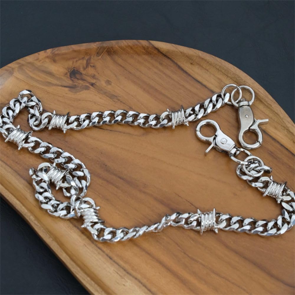 PINKPIN Biker Wallet Chain, Heavy Duty Pocket Chain with Round Clasp, Men Chains for Jeans, Pants Clothing Accessories - Image 5