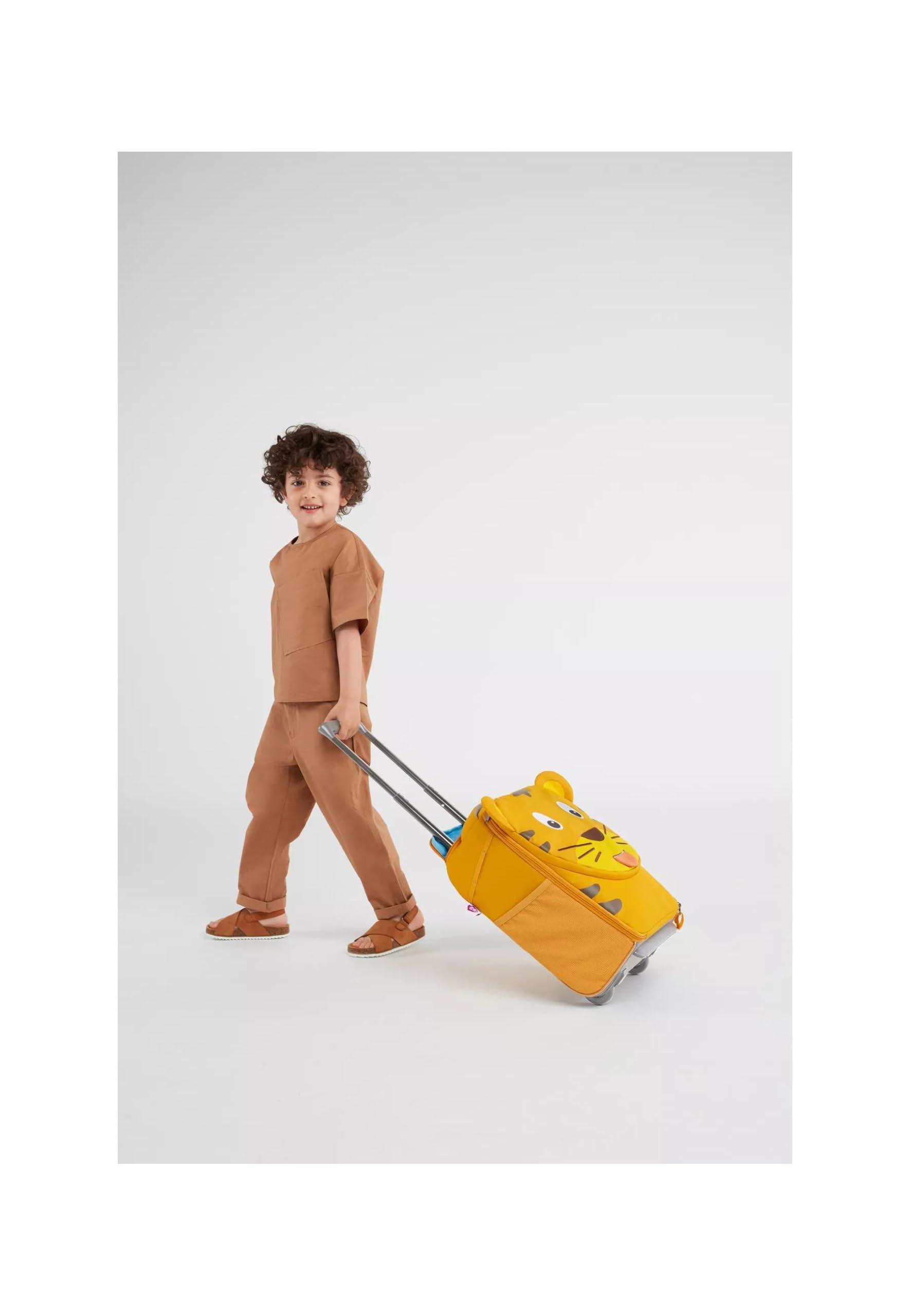 Affenzahn Kinderkoffer fürs Handgepäck, Kindertrolley zum Reisen, Kinderkoffer mit Rollen, 18 L