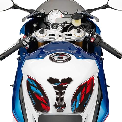 Miniatura 2 de PRO-KODASKIN Adhesivos para tapa de gasolina de motocicleta, calcomanía para depósito de combustible, calcomanía de carenado para S1000RR S 1000RR