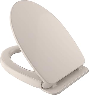 TOTO SS124-12 SoftClose, Non Slamming, Elongated Toilet Seat and Lid, Elongated, Sedona Beige