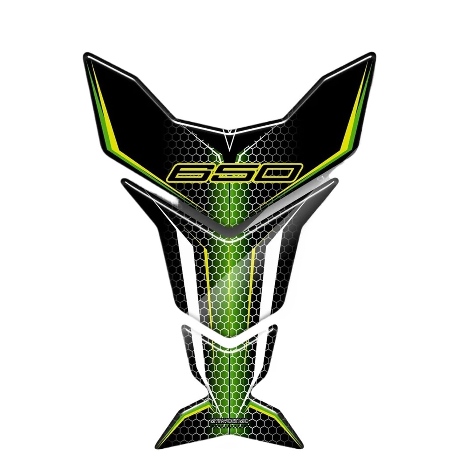 Decoration for Kawasaki Versys Ninja 650 Z650 Fuel Tank Pad Decal 3D Stickers Protection Decals(Design A)