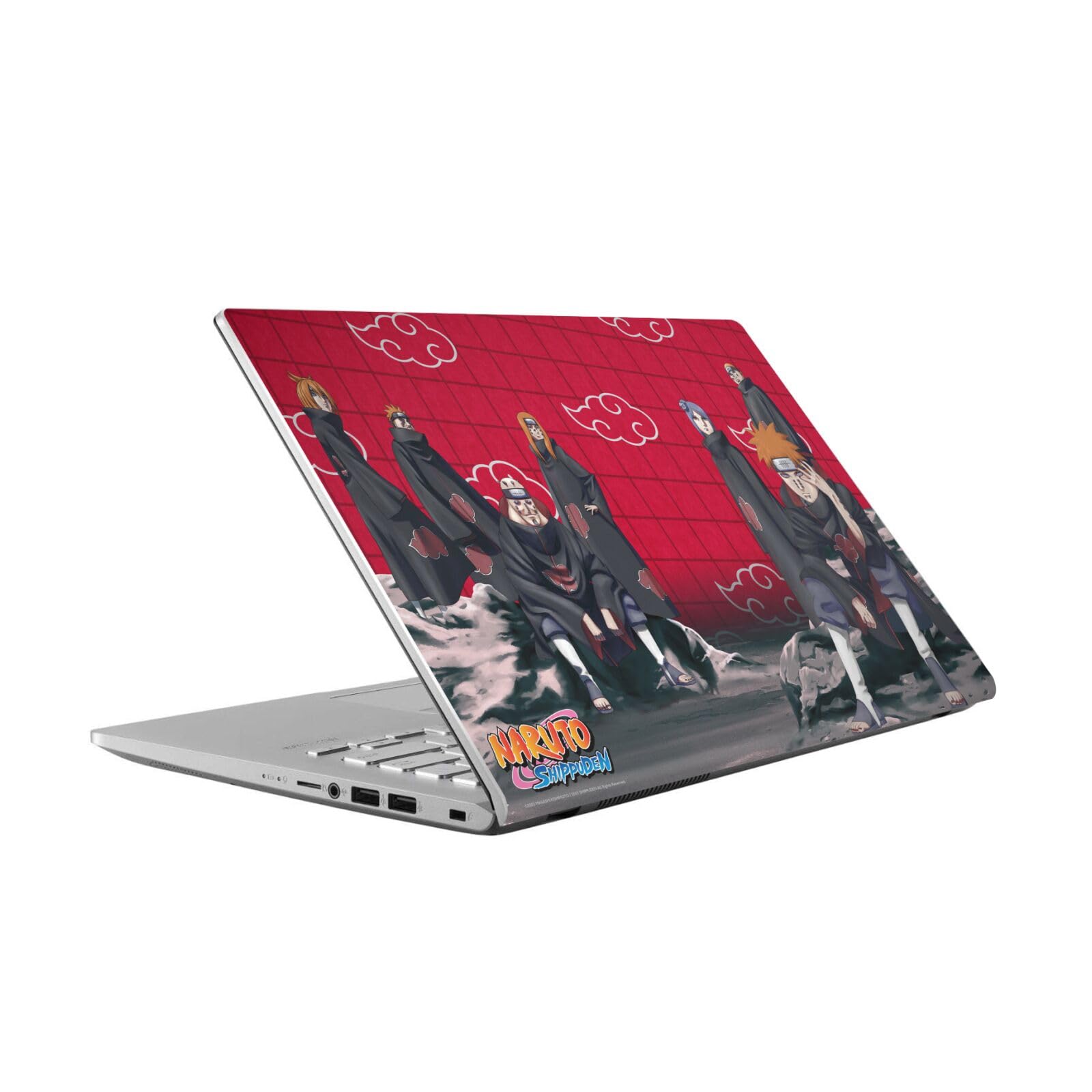 Head Case Designs Officially Licensed Naruto Shippuden Pain and Konan Graphics Vinyl Sticker Skin Decal Cover Compatible With Asus Vivobook 14 X409FA-EK555T