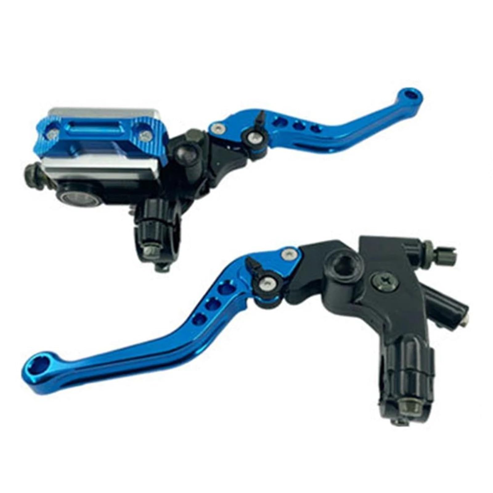 Aiolglkpow Blue For Cb125r For Cbr1000rr Motorcycle Hydraulic Brake Lever Clutch Master Cylinder 7/8" 22 Mm Brake Pump Handle Handlebar Brake Clutch Lever(Blue)