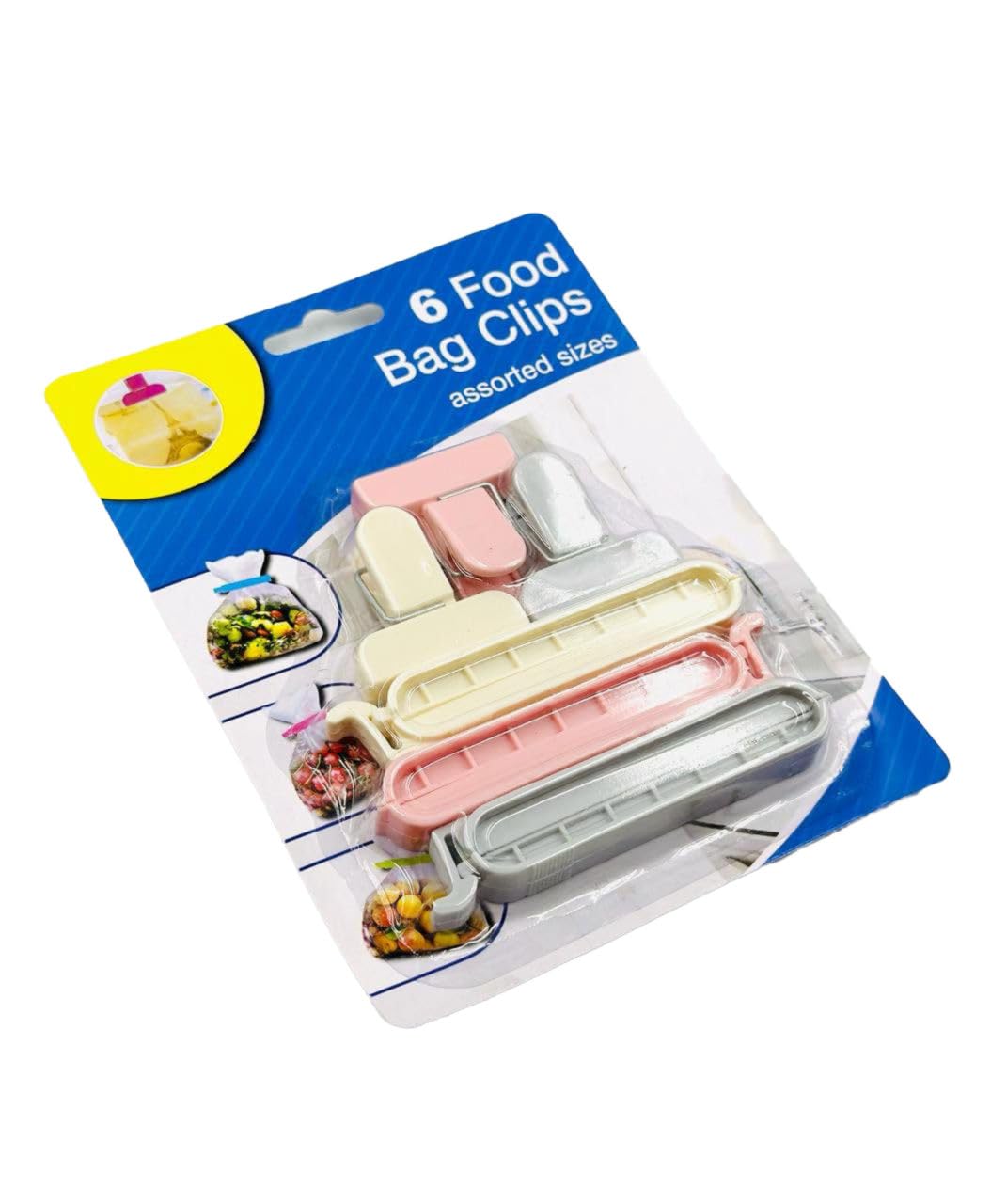 SELECTO HIWARE Pieces Food Clips, Plastic Food Bag Clips Colourful Packet Clips Sealing Clips Seal Clamp Close Storage Bags Sealer for Food, Snack, Kitchen, Travel, Camping