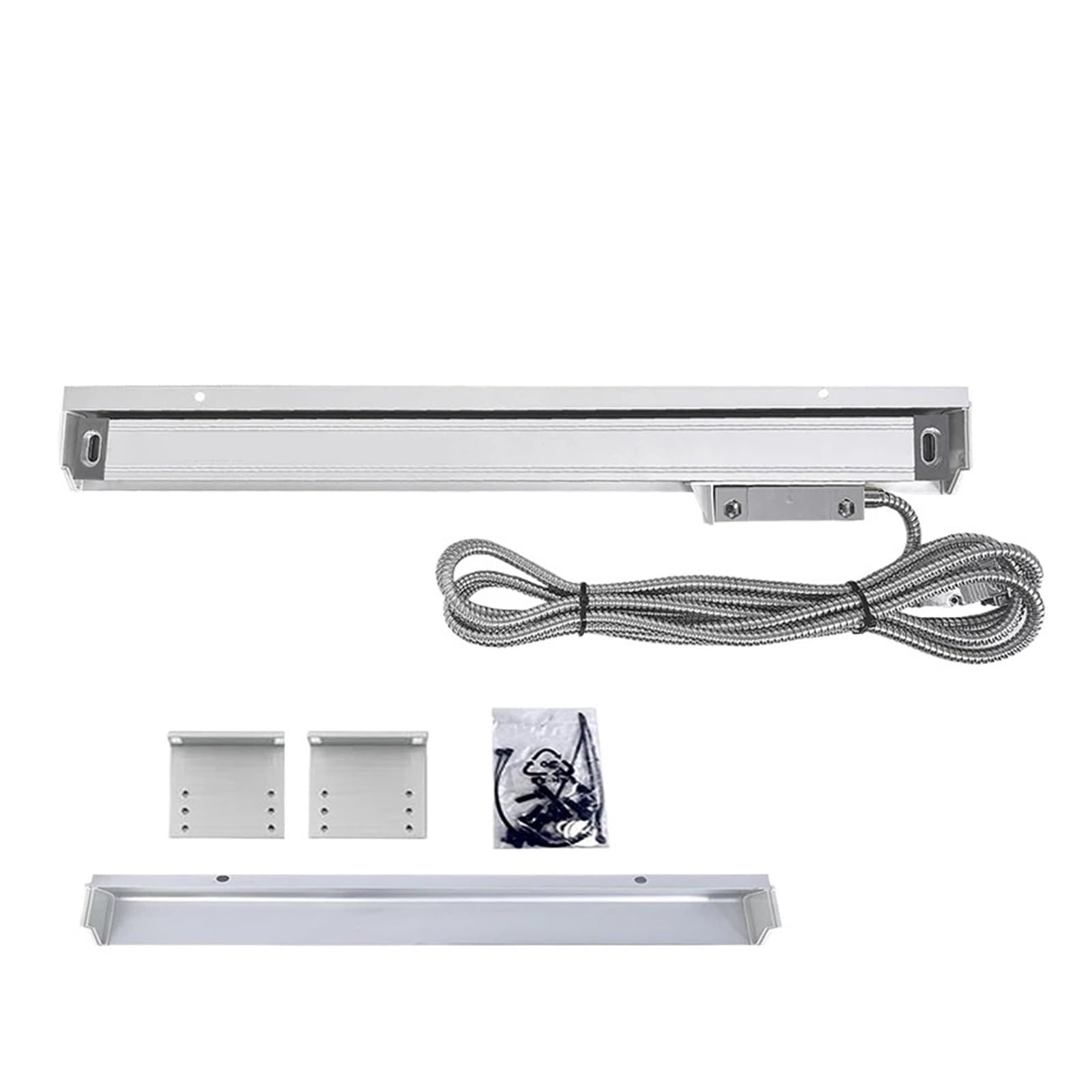 JJHQOKYNA GCS898 0.001mm Linear Encoder 100mm 150 200 250 300 350 400 450mm TTL 1um Optical Sensor Ruler for Grinder(450MM)