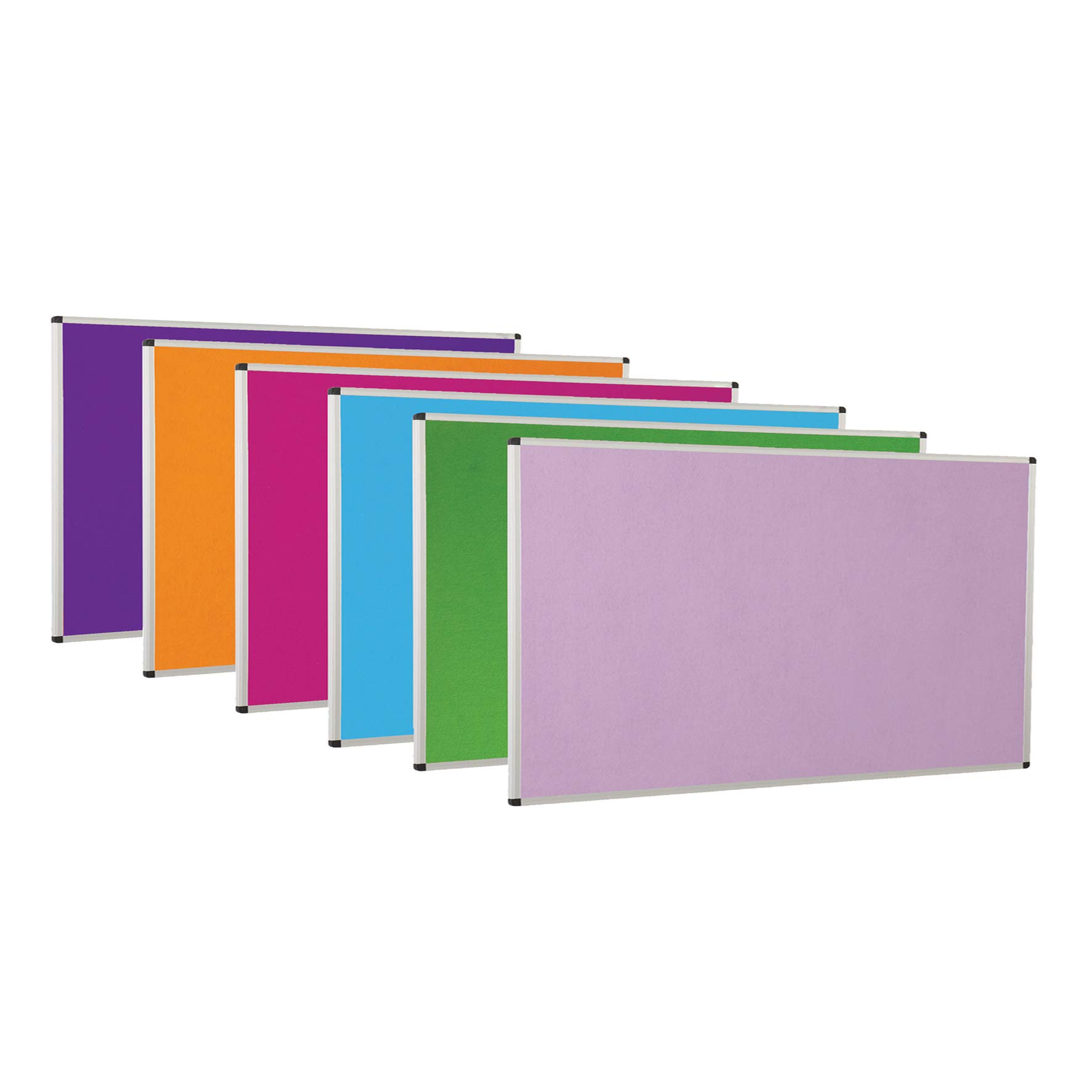 Visionchart Felt Pinboard 1200x900mm Aluminium Frame Royal Blue - Wholesale - View #6