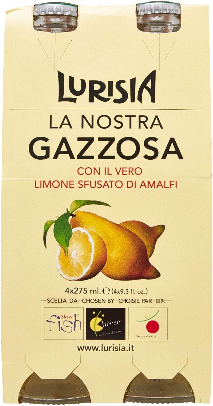 Lurisia Gazzosa Bibita Analcolica Gassata Boisson gazeuse rafraîchissante 24 x 27,5 cl