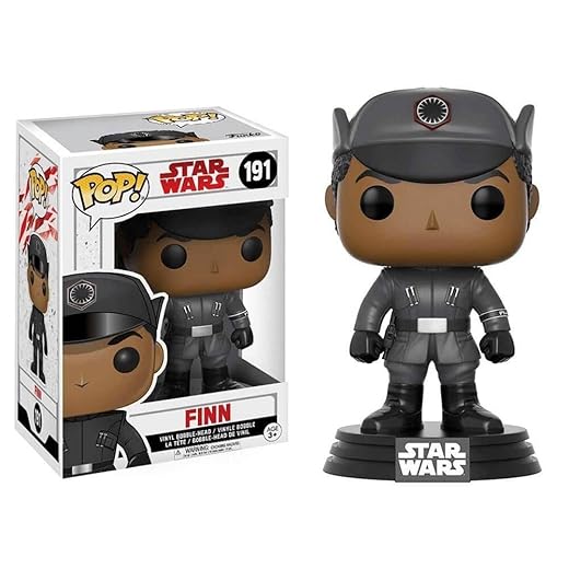 En Oferta Funko Star Wars Episode Viii Pop! Vinyl Bobble-Head Finn 9 Cm Heads
