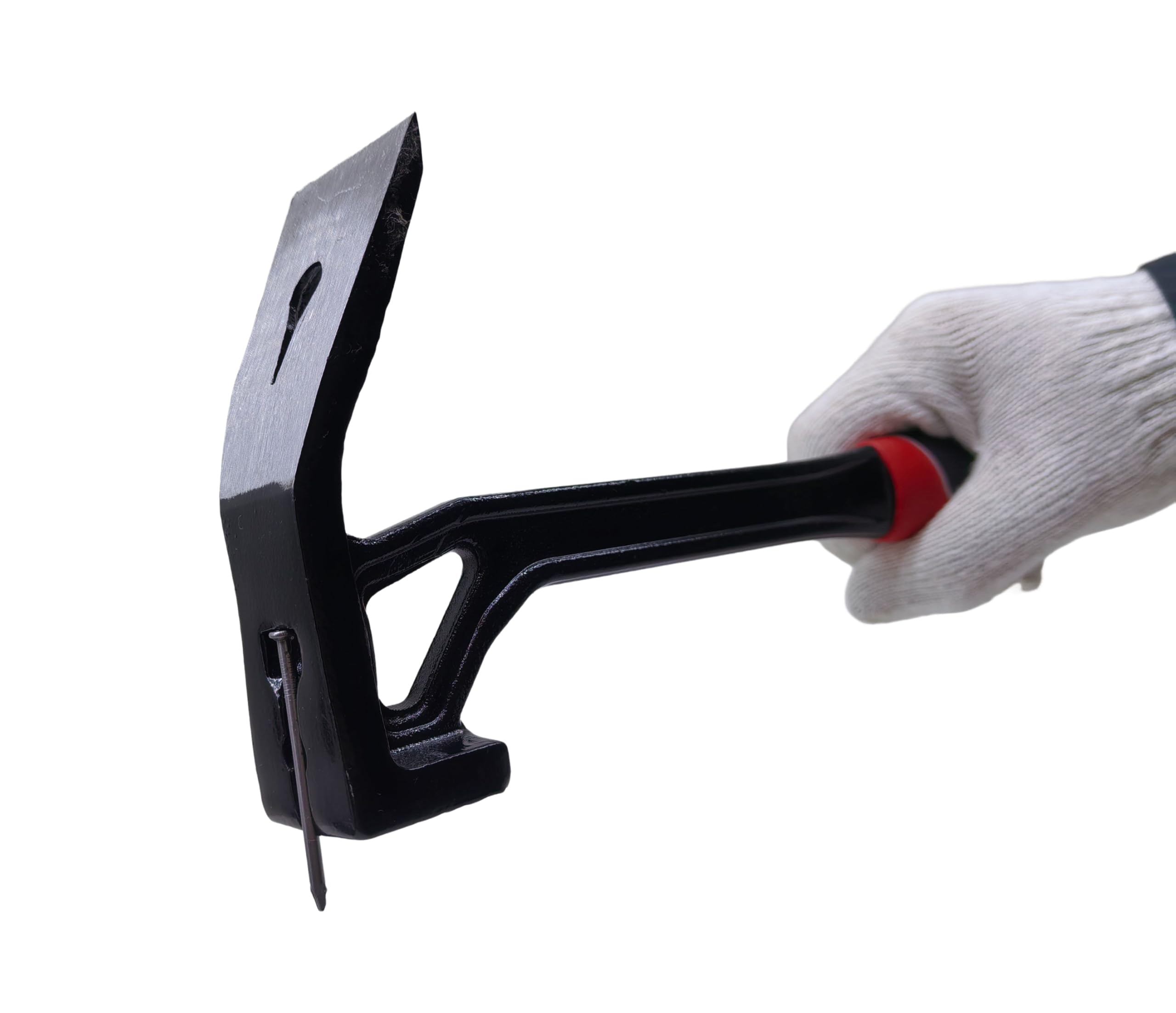 WOODCARVING Straight Adze - Combined With Claw Hammer - View #6