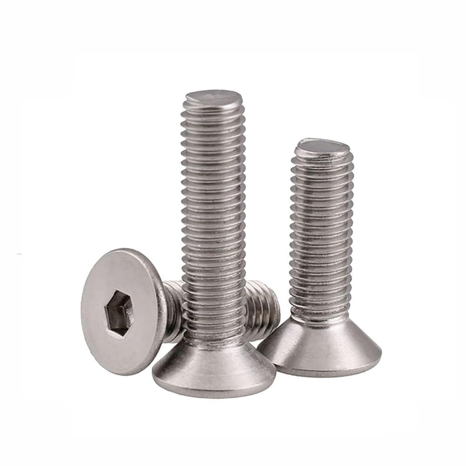 Viti di presa lunghe, 10PCS Viti a esagono incassato 5 a testa esagonale a a svasata in acciaio inossidabile 316 Bulloni a brugola(M10*35)
