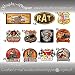 1 ADESIVO VINTAGE HOT ROD AUTO TUNING MOTO CUSTOM HARLEY DAVIDSON (N14)