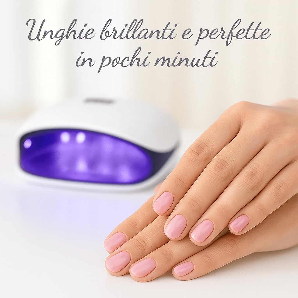 Lampada UV LED per Unghie 48W con Sensore Infrarossi e Display LCD, 4 Timer (10s/30s/60s/99s), 36 LED | Asciuga Smalto Gel, Semipermanente, Manicure e Pedicure Professionale
