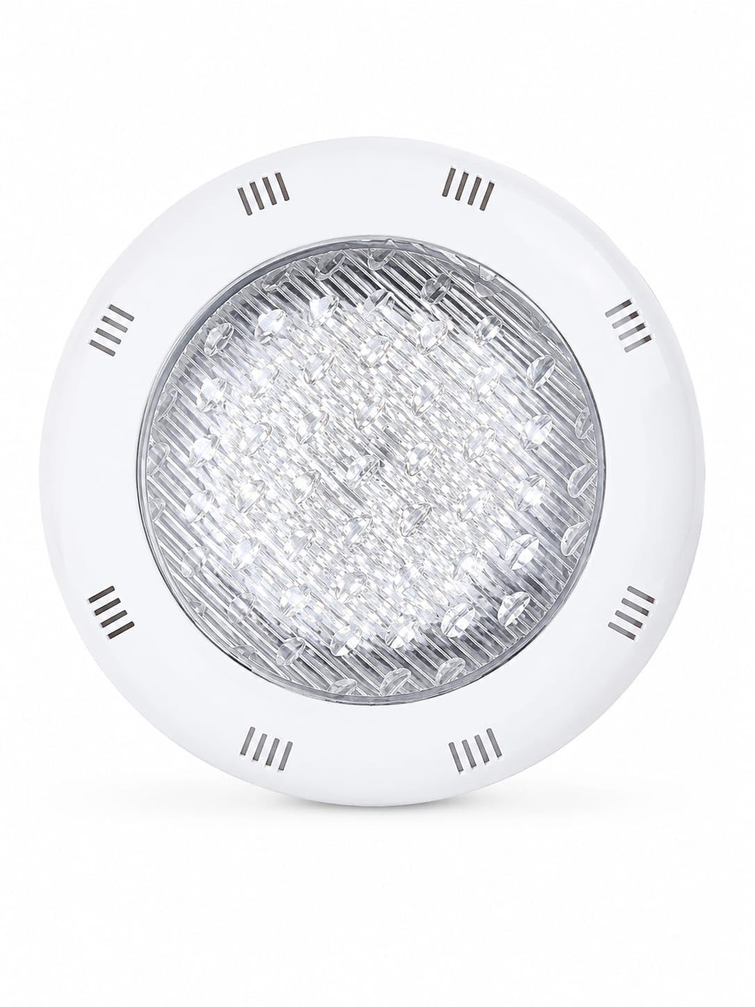 12w led swimming pool light, ip68 waterproof underwater pool light, 10 inch wall mounted led light for swimming pools, abs body, smps included (cool white)