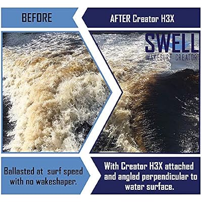 SWELL Wakesurf Creator H3X - High Performance Wake Shaper - Rotating with Hydrodynamic Texture
