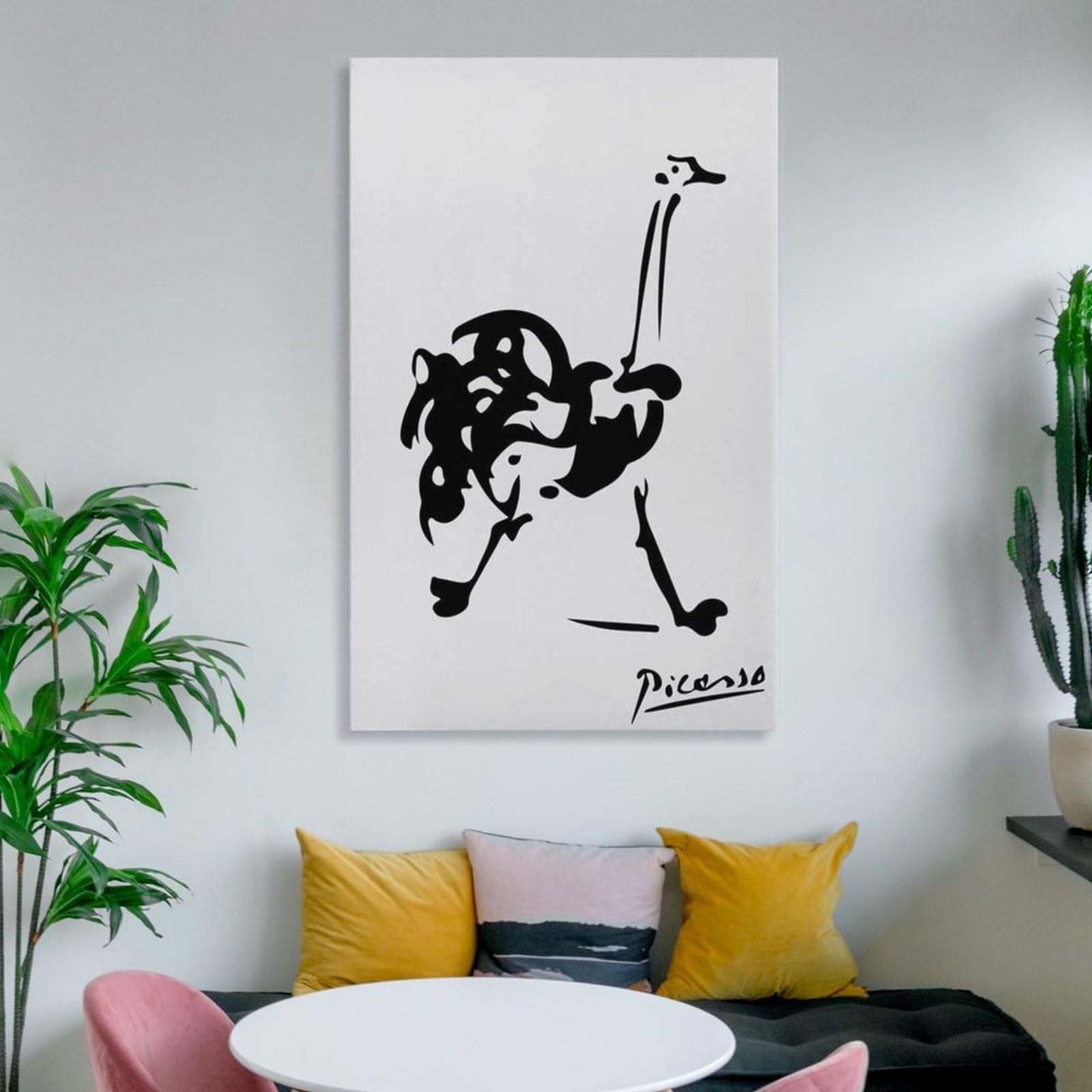 パブロ・ピカソ「ダチョウ」 名画】パブロ・ピカソ ダチョウ(シルクスクリーン) - 絵画や