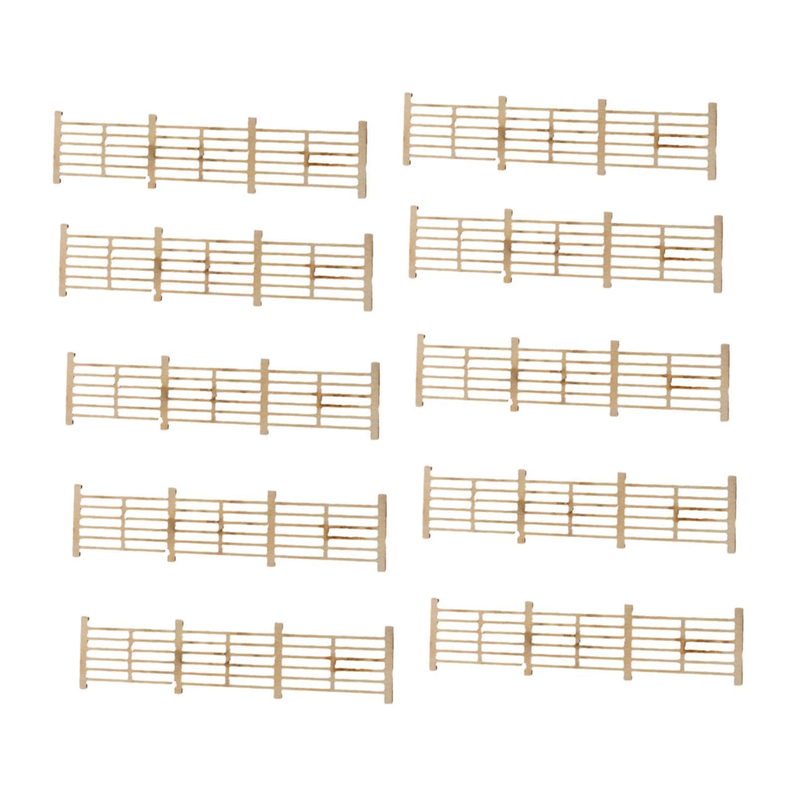 10x mini Fences Model 1:50 for DIY Diorama Scene Garden Architectural Models Style d-image-40