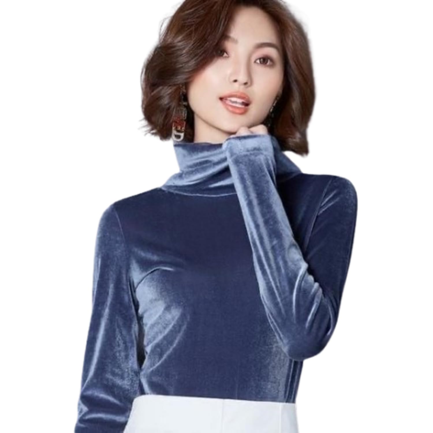 rimsha wear Women's wear Grey Velvet Sweatshirt-picture-13