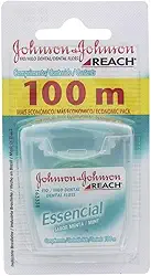 Johnson's Reach Fio Dental Essencial Menta, 100m