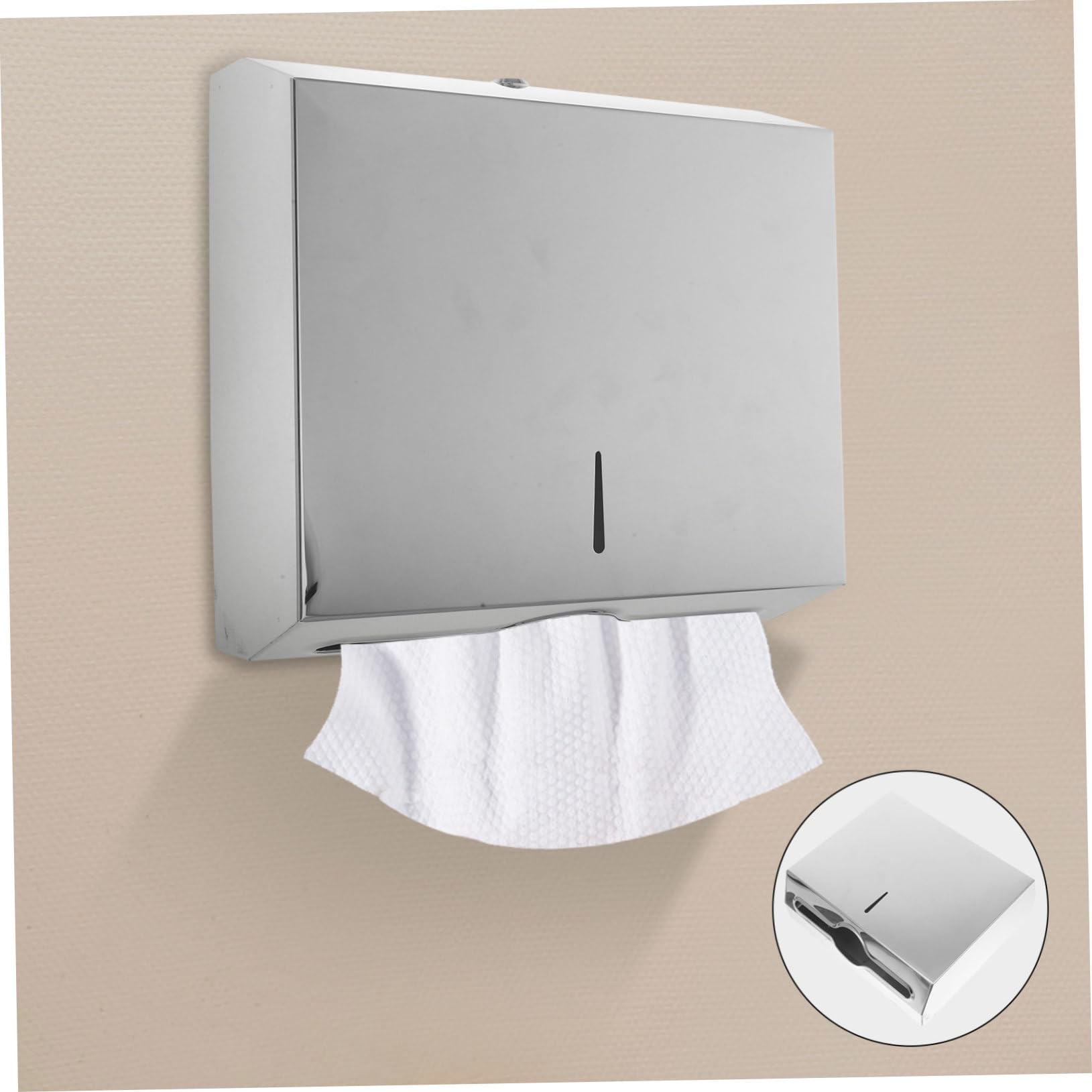 Dispensador De Toallas De Inoxidable Soporte De Pared para Baño y Instalación y Reemplazo Rápido Diseño Elegante y