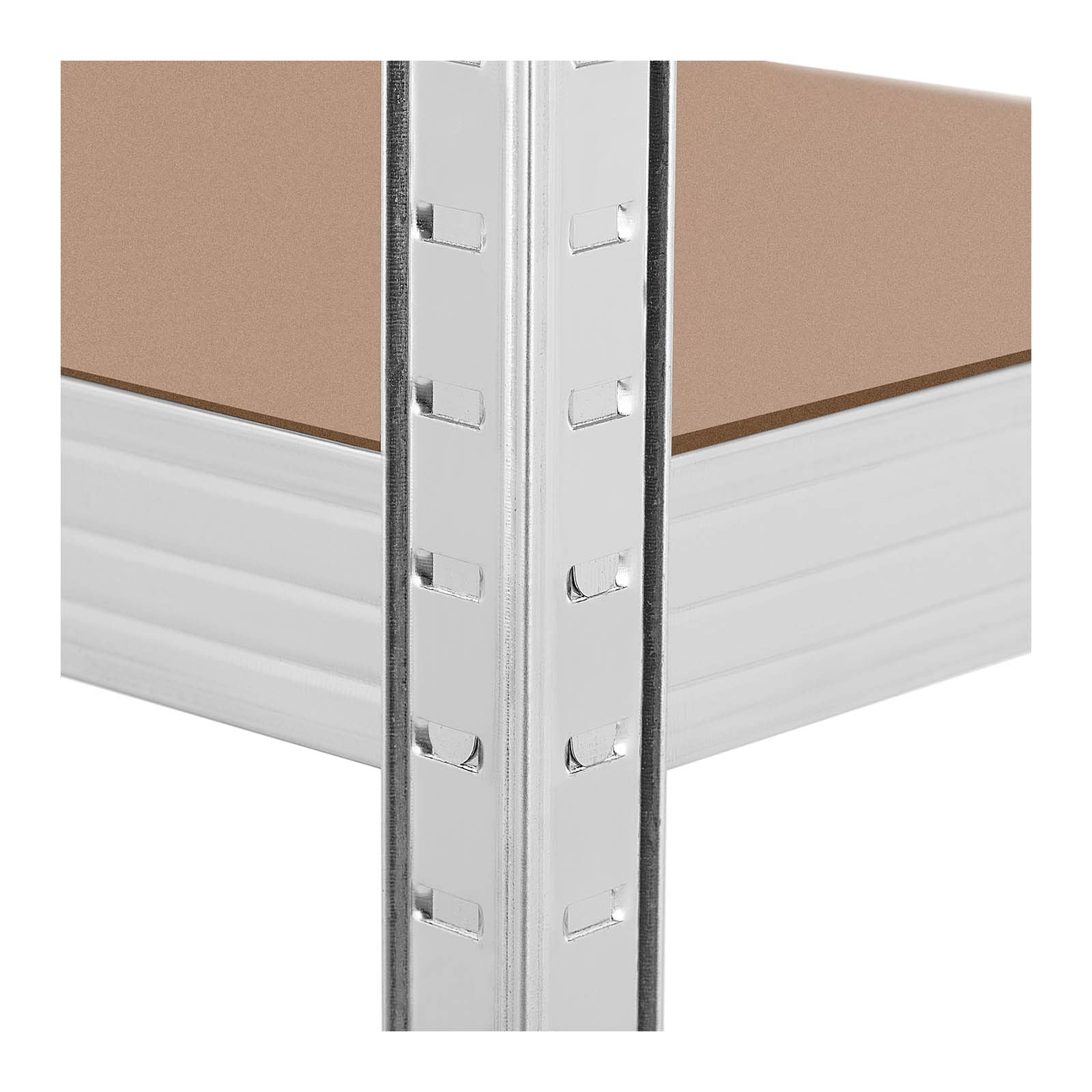 MSW MSW-STSH-34 Schwerlastregal 160 x 40 x 180 cm für 4 x 150 kg Grau Metallregal Kellerregal