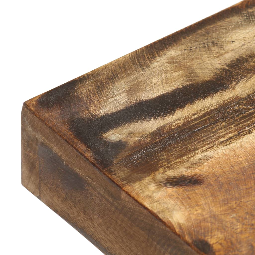 Genérico Banco de Madera Maciza reciclada y Acero 110 cm,Mobiliario,Bancos,Bancos para recibidores y Almacenamiento,Marrón,11.58 kg,286458