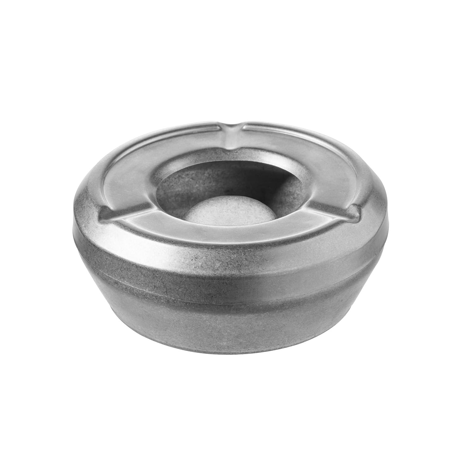 APS 72 Wind Ashtray Stainless Steel Vintage Look Diameter 10 cm Height 4.5 cm