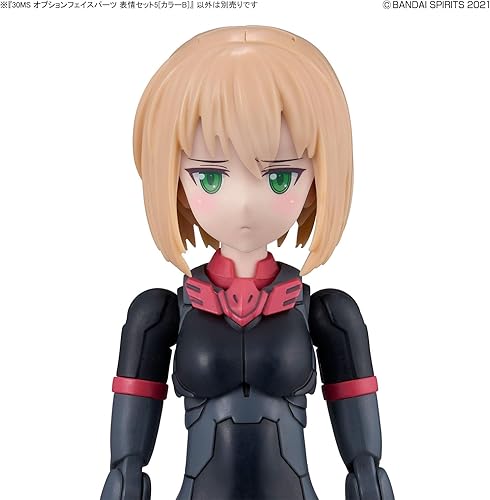 Miniatura 10 de Bandai 30MS Option Face Parts Facial Expression Set 5 Color B