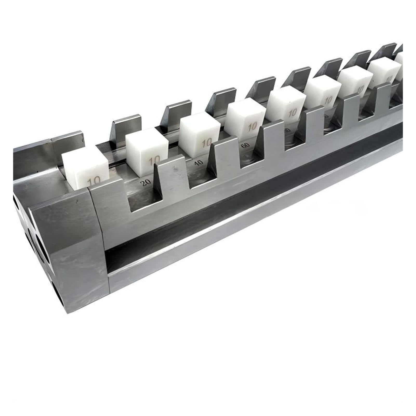 Grado 0 0-500/600 mm, medidor de paso cerámico 10/20, vertical y horizontal doble propósito para metrología profesional(0-600mm step 20)