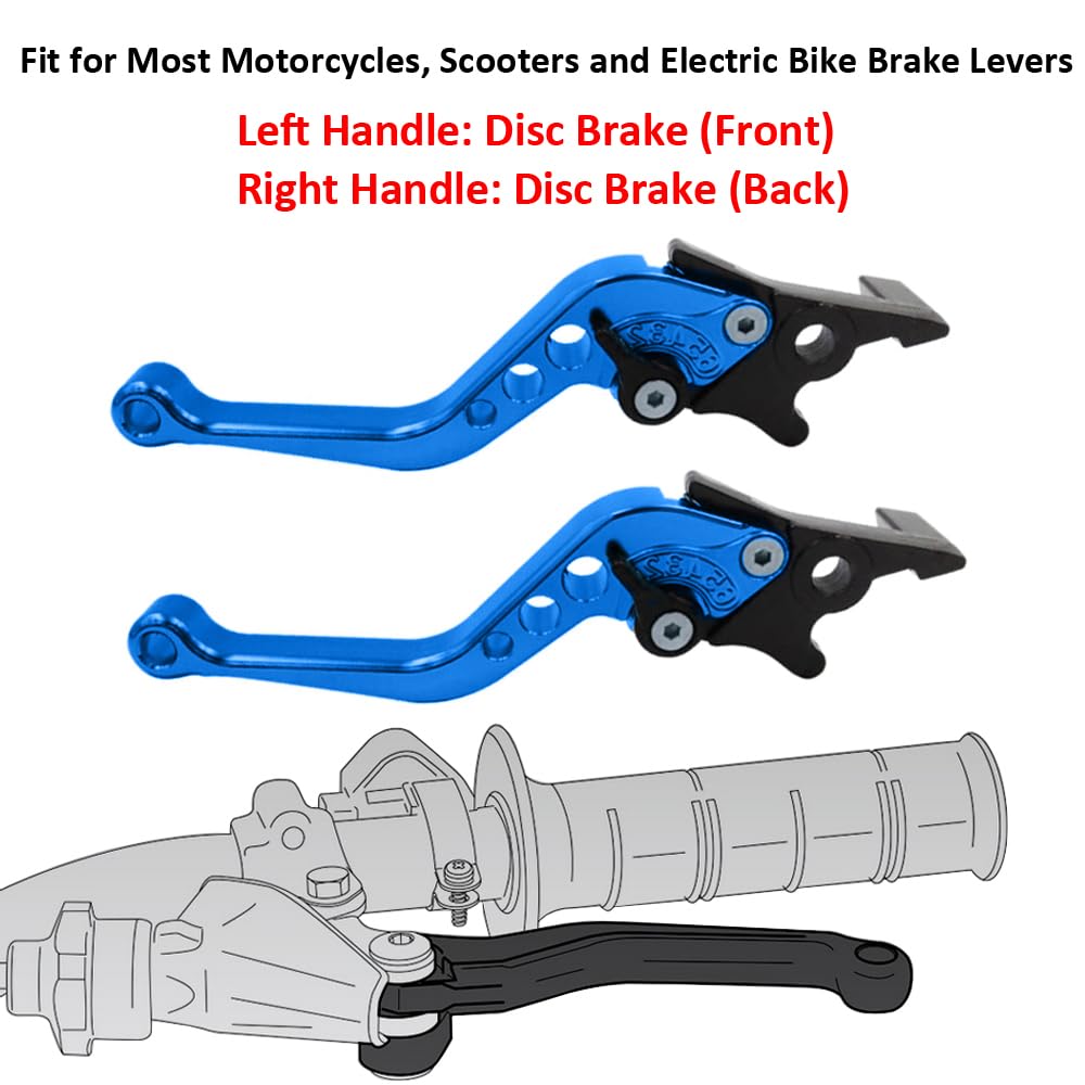 Leve Frizione Freno Moto MOCNT - 1 Paio Regolabile In Alluminio CNC, Per Manubrio 22mm, Nero E Altri Colori - Foto 9