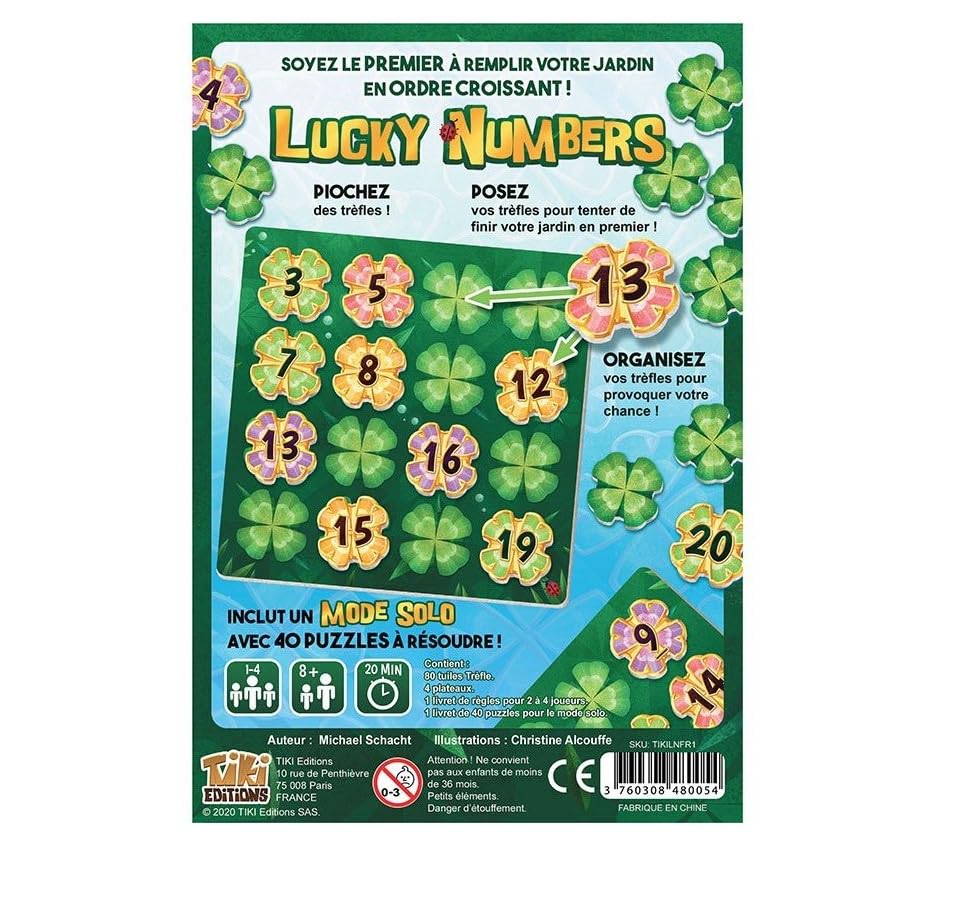 Dude: Lucky Numbers (juego francés) miniatura 2