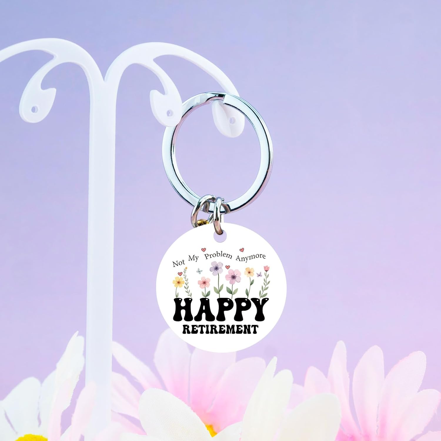 Retirement Gifts for Women 2026 Retirement Gifts for Woman Teachers Nurse Retire Gift Ideas Farewell Going Away Gift for Coworkers Women Retired 2026 Keychain - Image 4