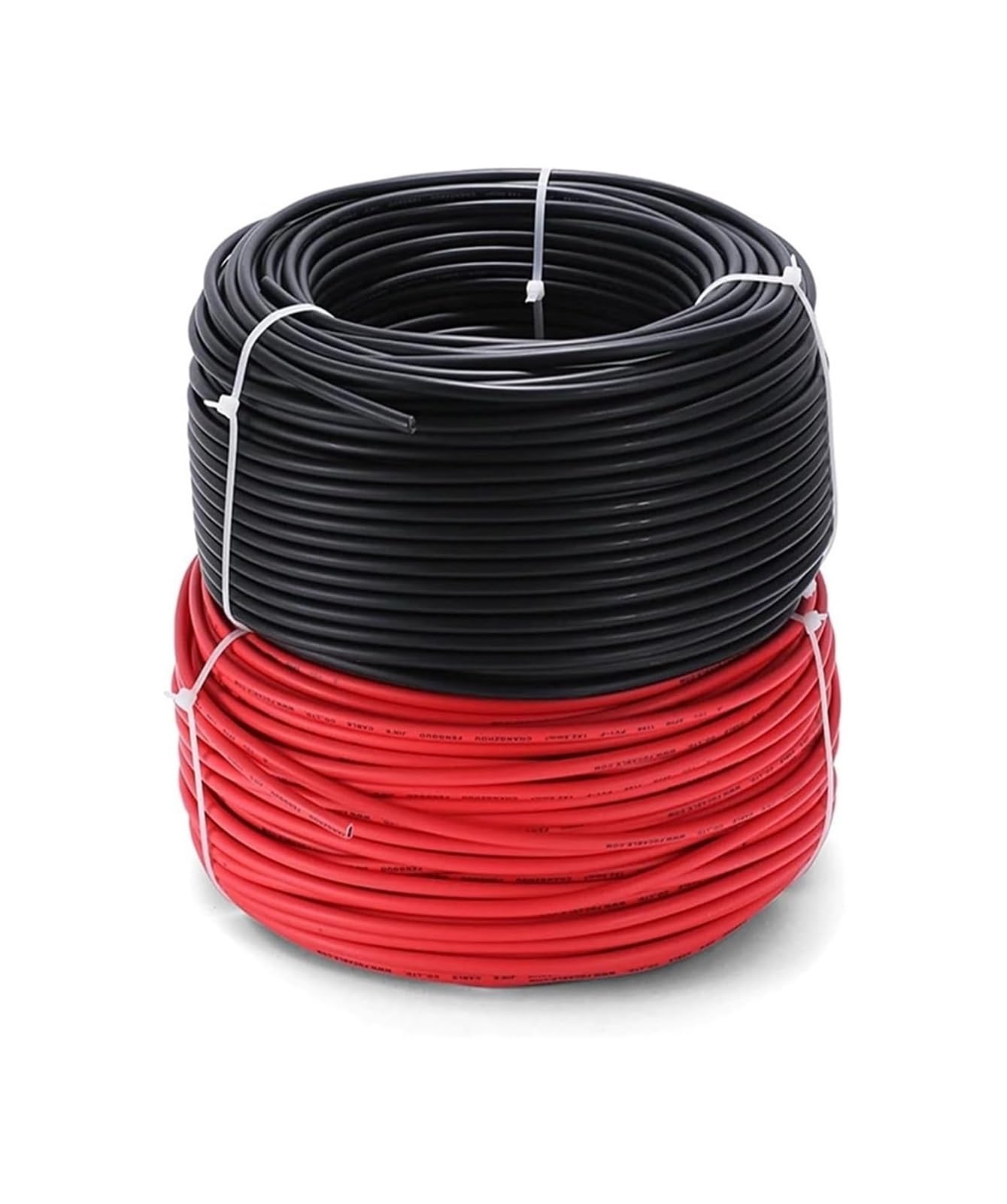 Solar-Kabel Photovoltaik-Kabelverlängerung, Solar-PV-Kabelverbinder 2,5/4/6 mm² 10/12/14 AWG Mehrfarbig 1-30 m(10 Awg-6mm2,5m black 5m red)