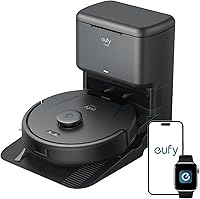 eufy L60 Robot Vacuum with Self-Empty Station: 5000Pa Suction, Hair Detangling, 60-Day Hands-Free Cleaning