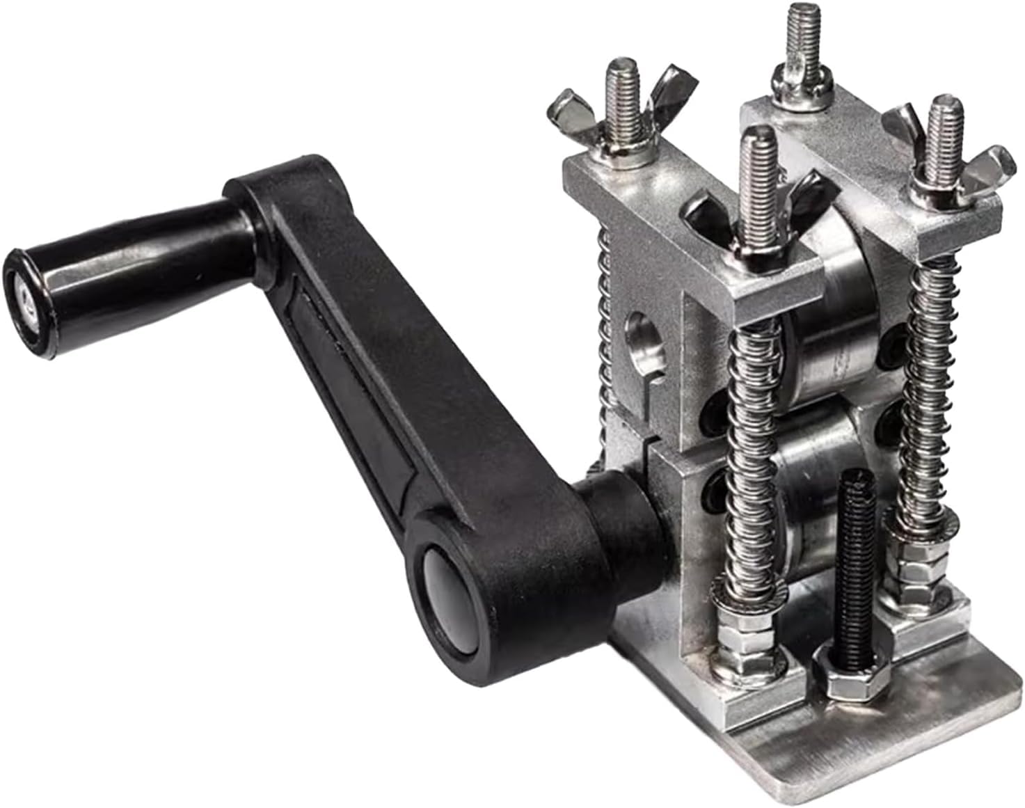 Pressa Manuale Per Gioielli, Macchina Per Pressare Fili Di Rame E Argento Per Intarsi Fatti A Mano, In Acciaio Inossidabile, Spessore Regolabile Per Pressare Metalli Come Oro E Ottone.