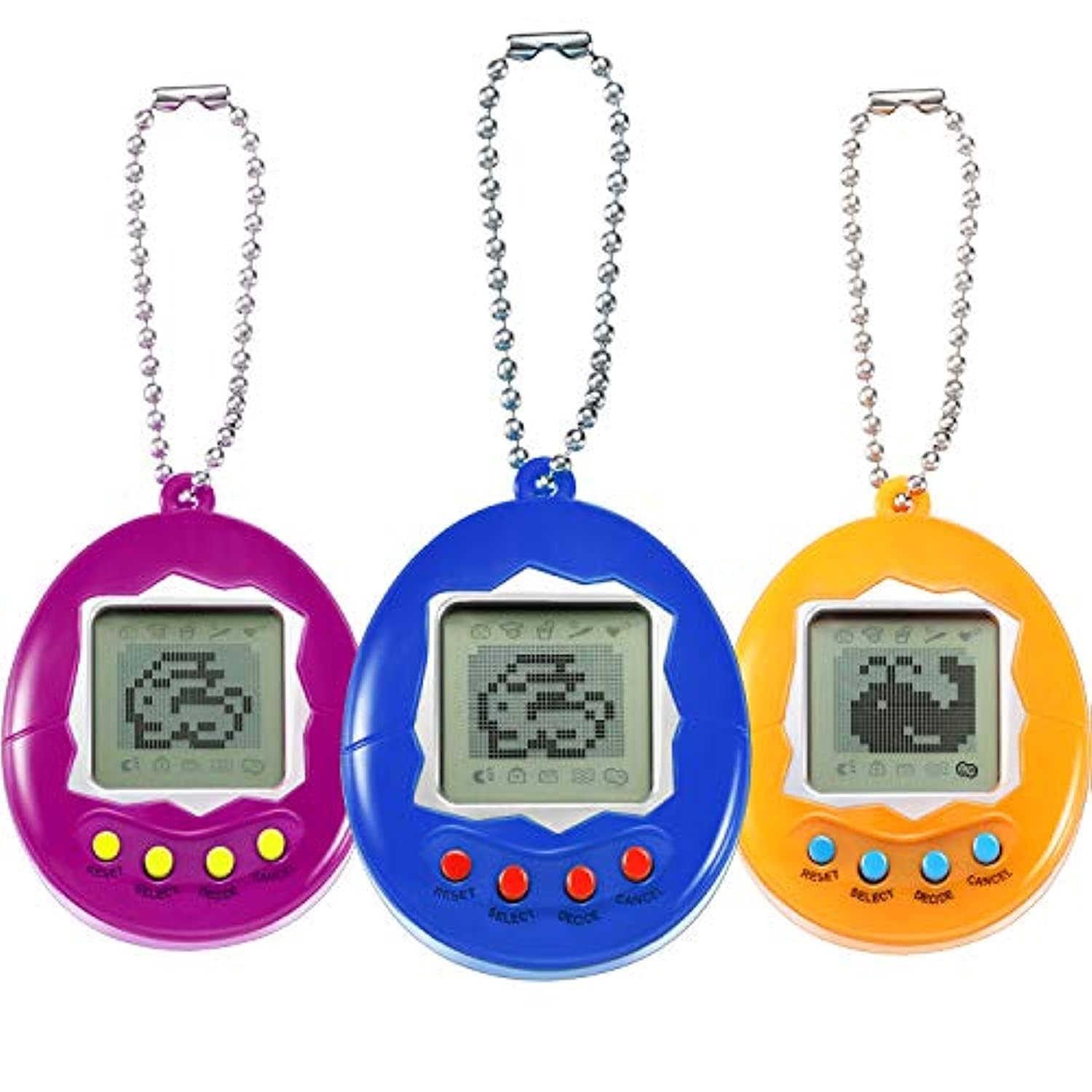 DAONPHARI 3 Pieces Virtual Electronic Digital Pets Keychain Keyring Electronic Pets Nostalgic Virtual Digital Pet Retro Handheld Pets Machine (B0CPFN3YQ4) Amazon Price History, Amazon Price Tracker
