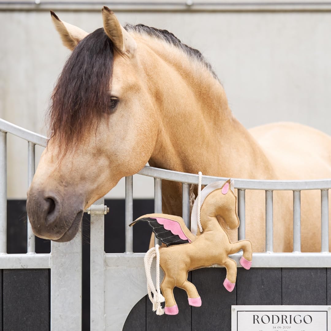 Imperial Riding Stable Buddy aus Wildleder, Beschäftigung für Pferde und Ponys, Unterhaltung für Box, Koppel oder Pferdehänger, Pegasus