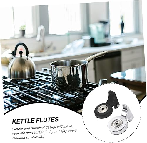 Miniatura 7 de Juego de flautas silbantes de acero inoxidable para silbato de repuesto para hervidor de agua