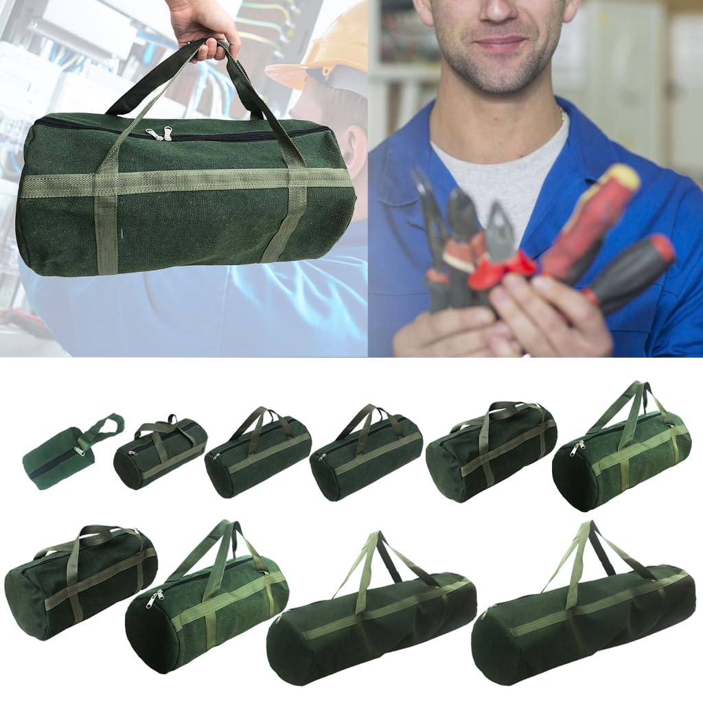 Bolsa de herramientas de lona fiable para organizar y transportar equipos eléctricos